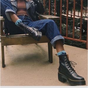 Vintage Smooth Leather Heal, Doc Martin Boots. Size 10 , Brand New Worn Once.